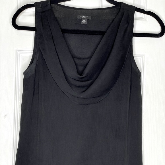 Ann Taylor Petite Cowl Neck Top - Picture 2 of 6